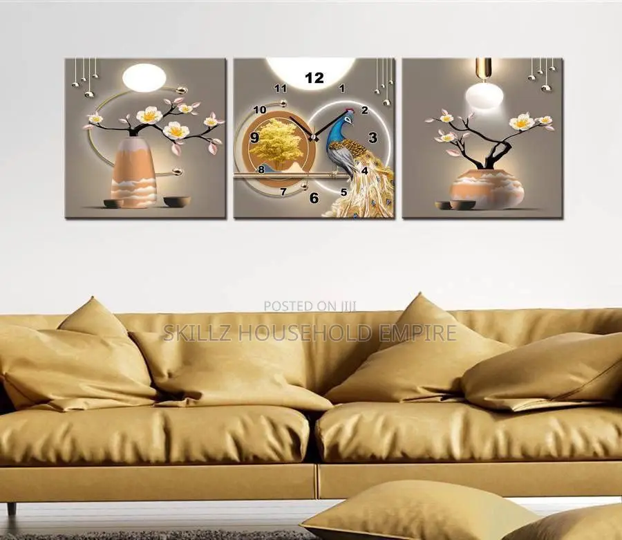 3 in 1 Wall Clock and Decor Frame