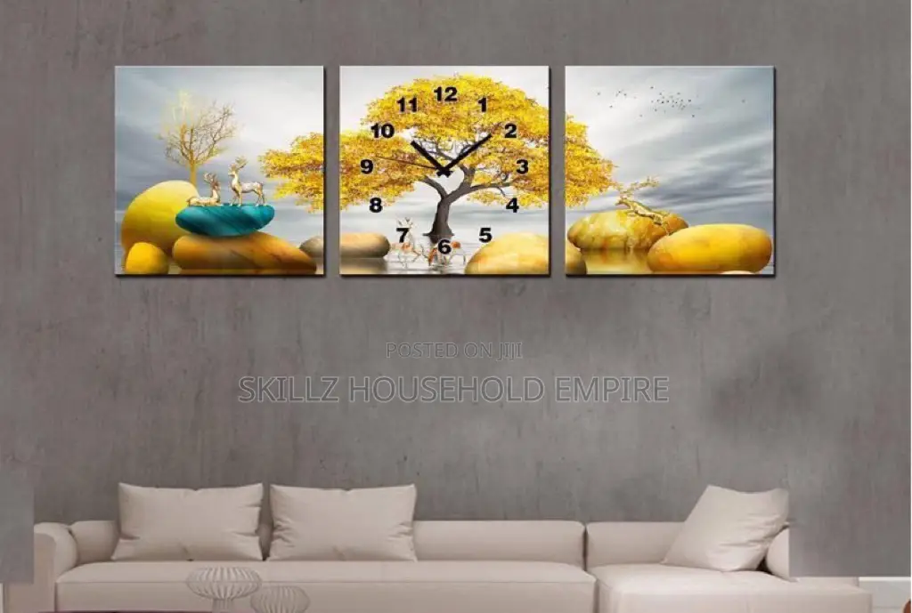 3 in 1 Wall Clock and Decor Frame