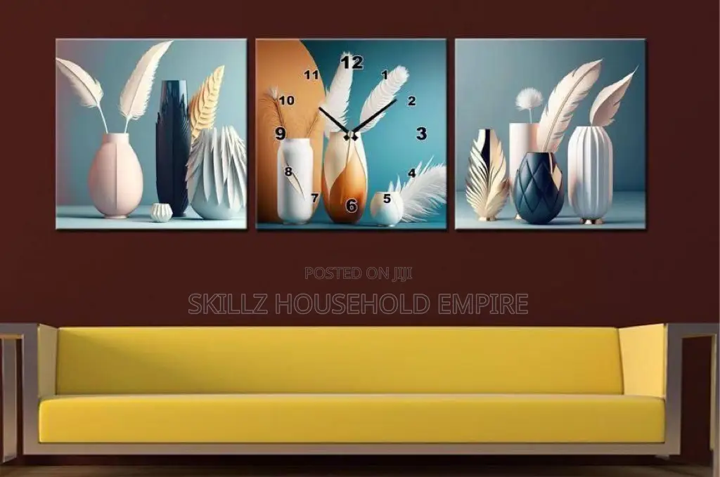 3 in 1 Wall Clock and Decor Frame