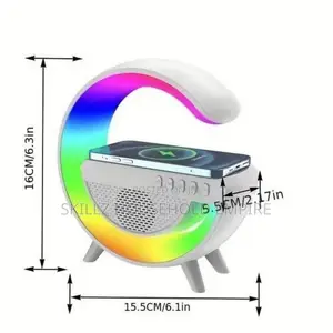 Led Wireless Charger+ Bluetooth Speaker