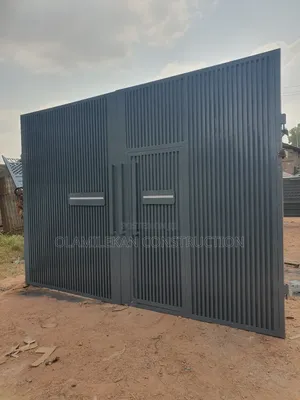 14feet Strip Design Bi-Parting Swing Gate.