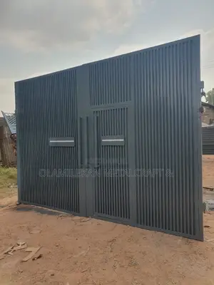 14feet Strip Design Bi-Parting Swing Gate.