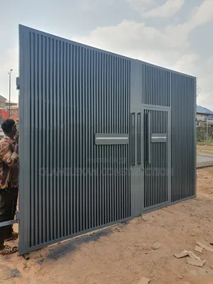 14feet Strip Design Bi-Parting Swing Gate.