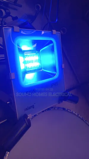 Multicoloured Remote Controlled Flood Lamp