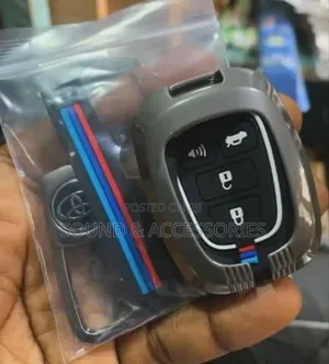 Toyota Camry 2012 4 Button Metallic + Silicone Car Keycover/Keyholder