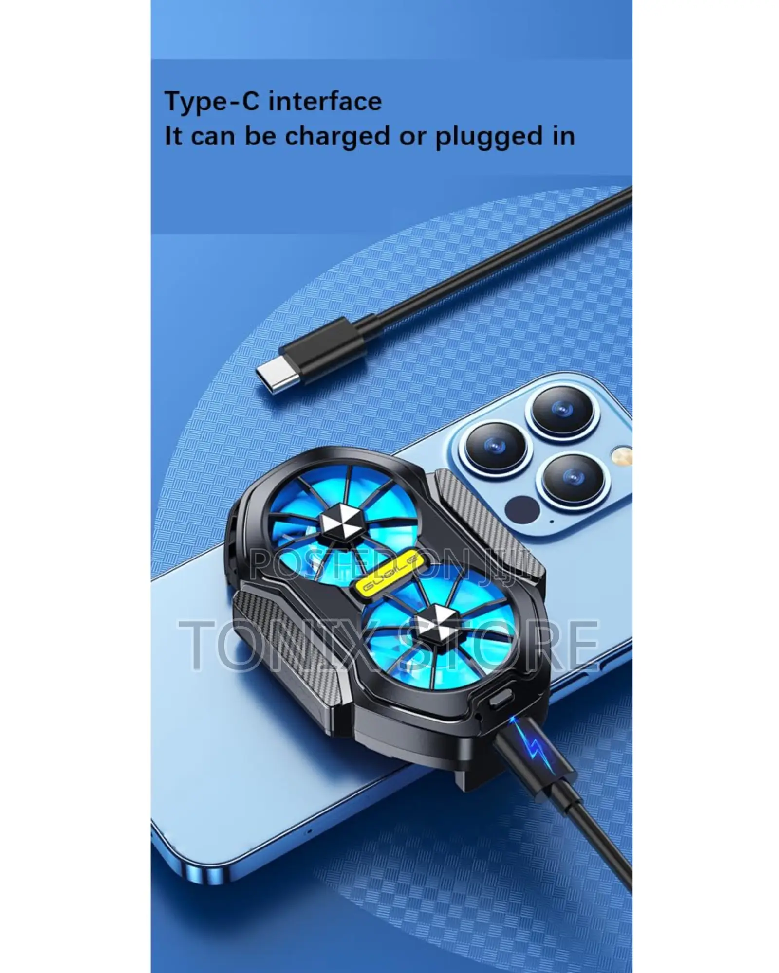 Rechargeable Mobile Phone Cooling Fan