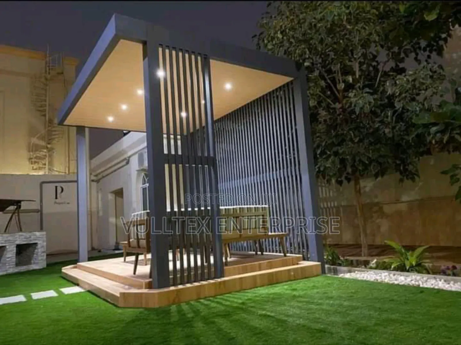 Pergola for Poolside Bar