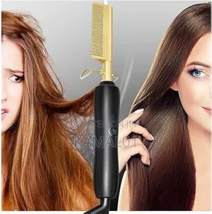 Hot Comb Electric Hair Straightener Brush