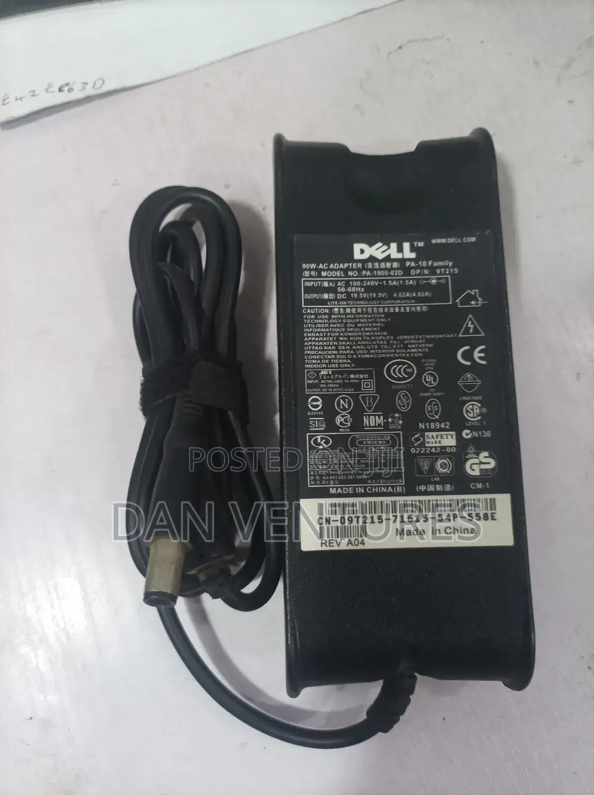 DELL 90w-Ac Adapter Laptop Charger