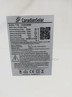 Original Canadian Panel 400watt