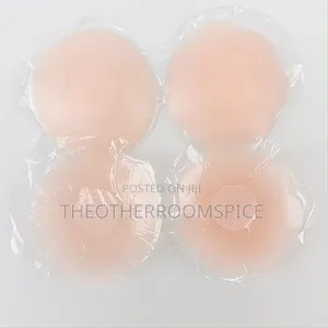 1 Pair Reusable Adhesive Silicone Invisible Nipple Cover