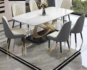 High Standard Marble Dining Sets by 6