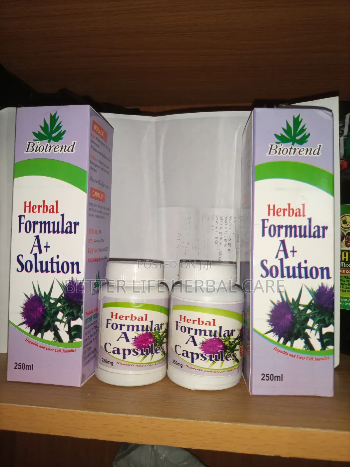 Biotrend .Herbal Formula A+ Solution.