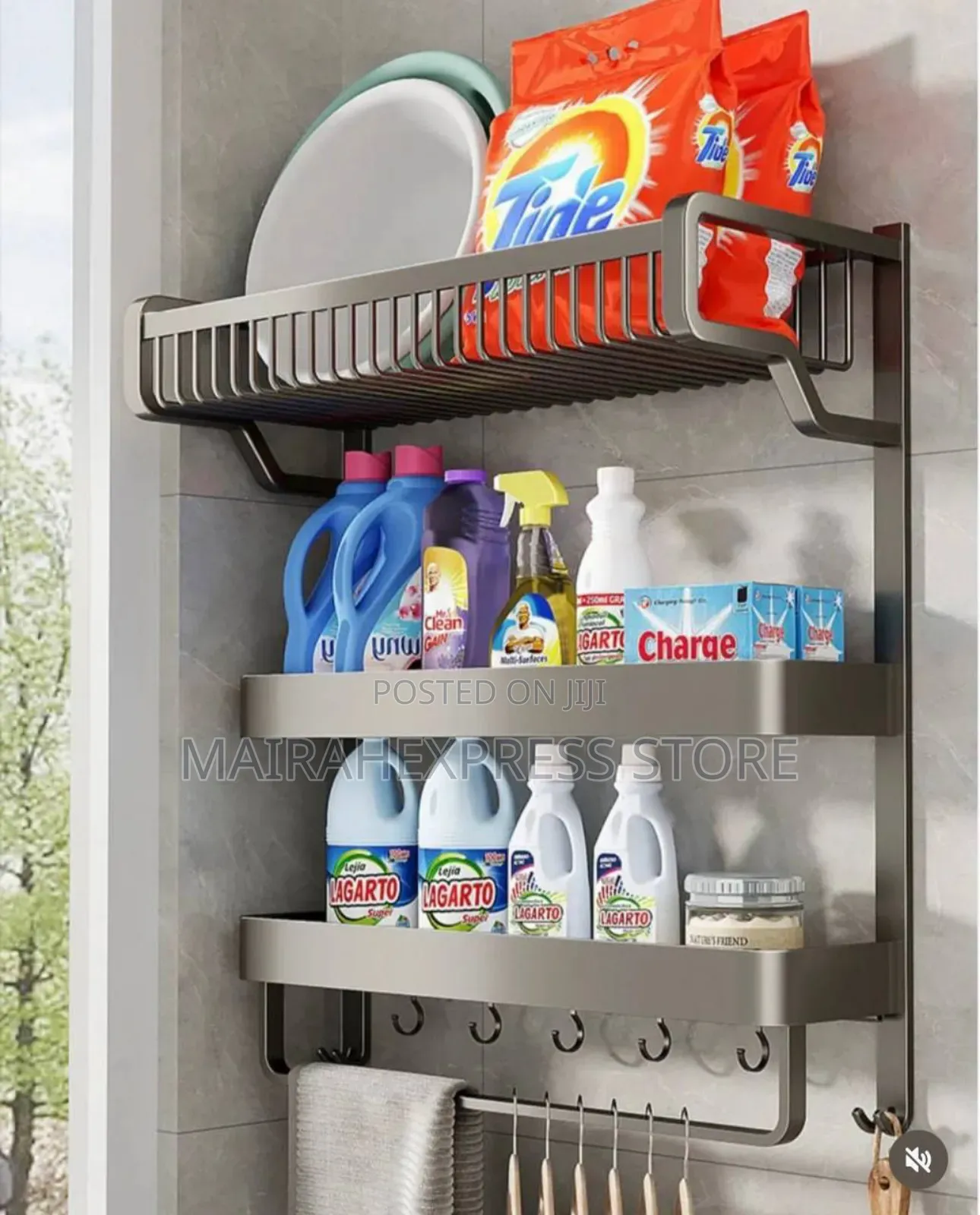 Multipurpose Wall Mounted Rack 2st7