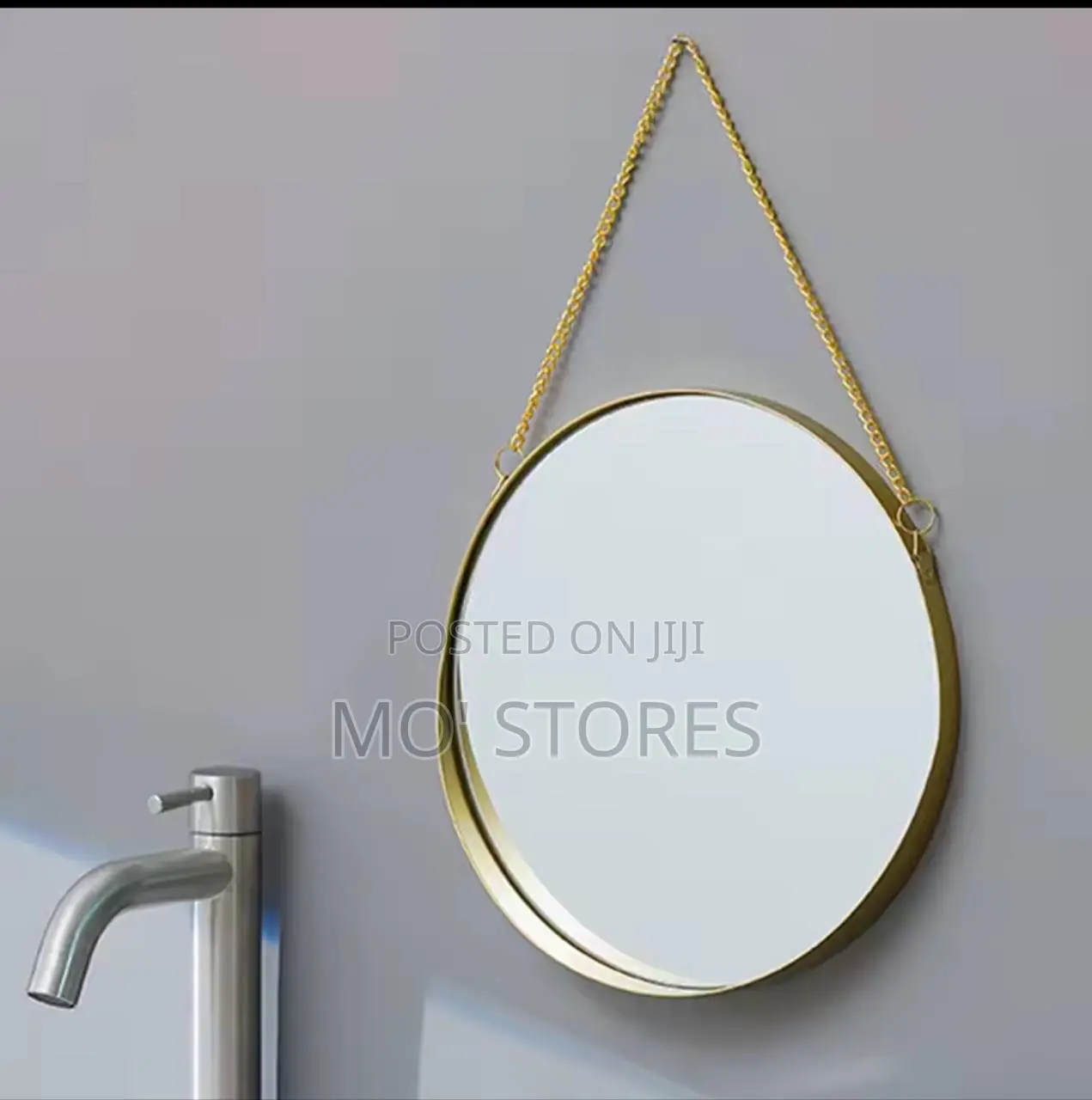 Metal Gold Frame Mirror