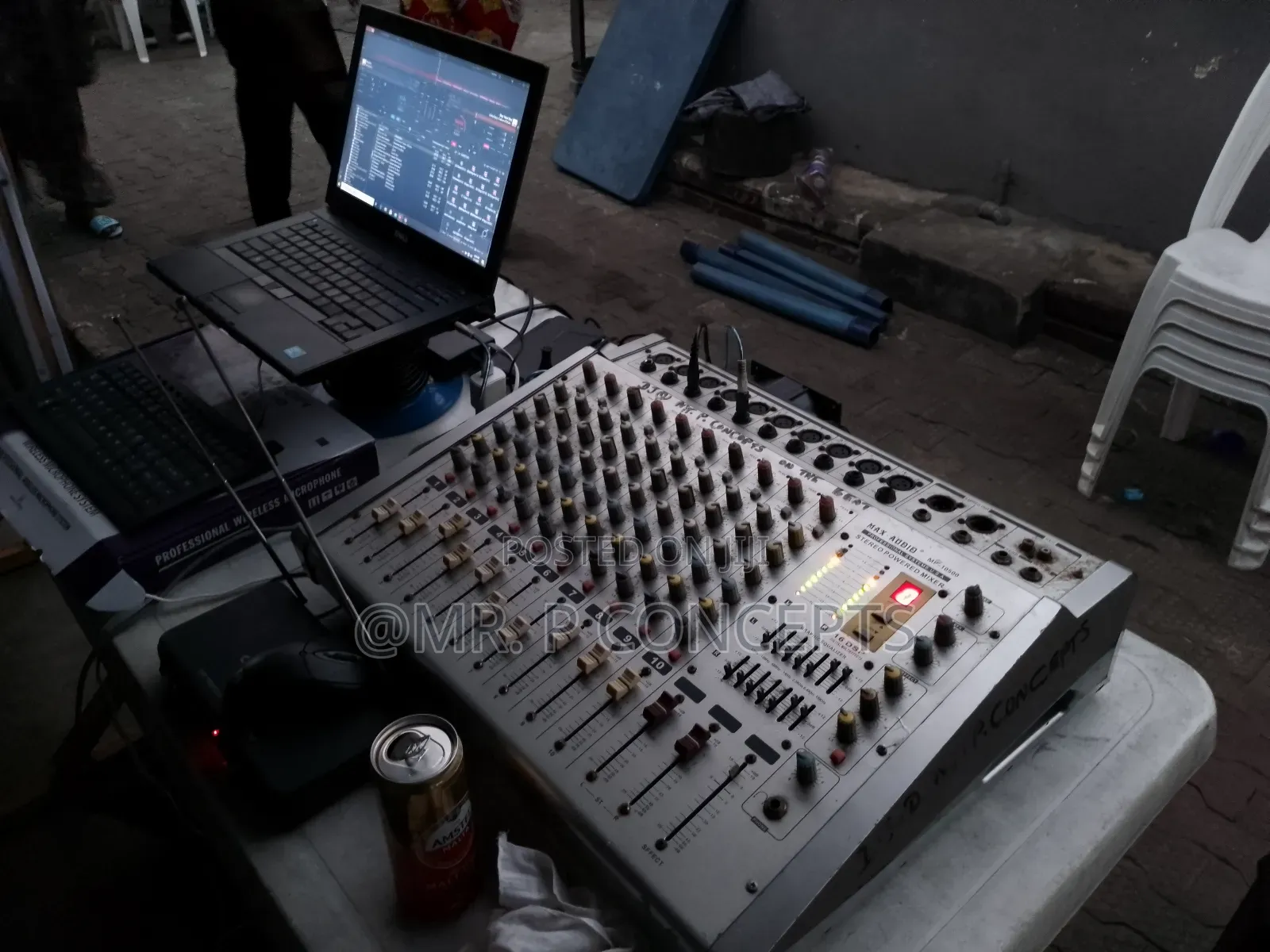 Dj at Mr. P. Concepts