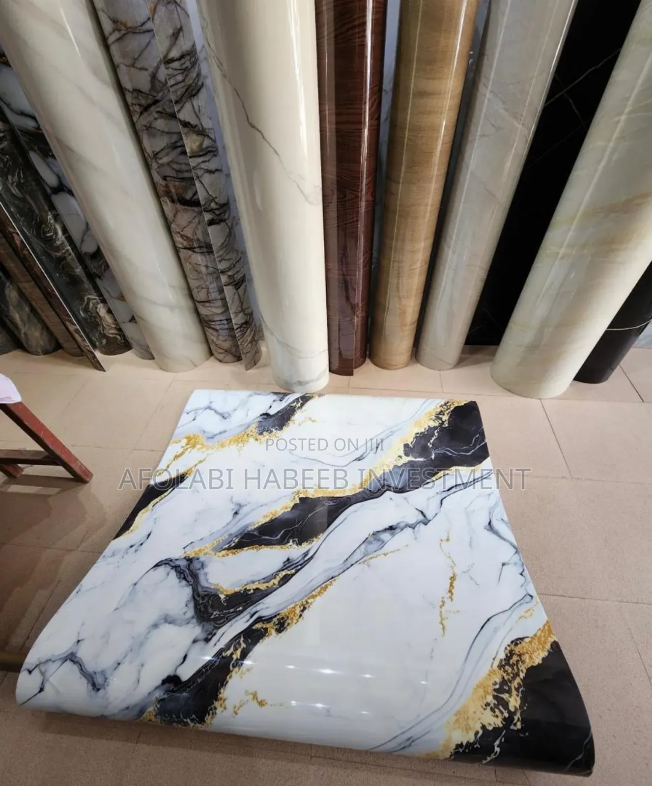 Marble Sheet 4x9 Feet (Self Adhesive)