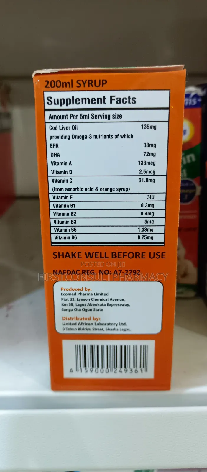 Dr Hommels Extra Virgin Organic Cod Liver Oil 200ml
