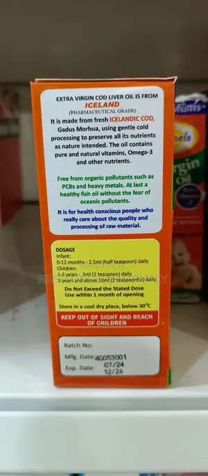 Dr Hommels Extra Virgin Organic Cod Liver Oil 200ml