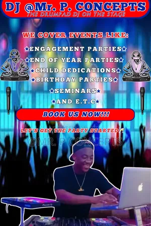 Dj at Mr. P. Concepts