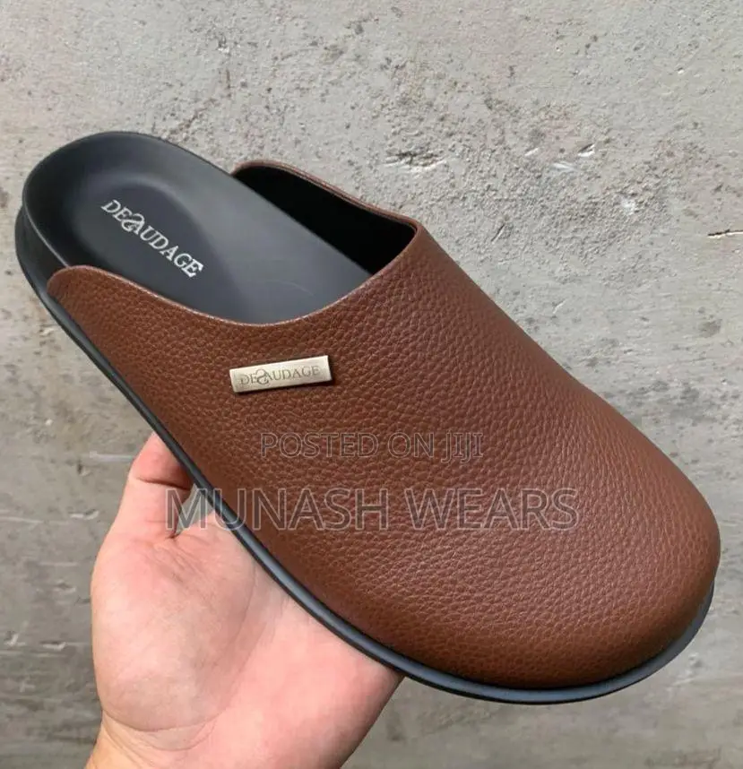 Luxury Leather Desaudage Mule