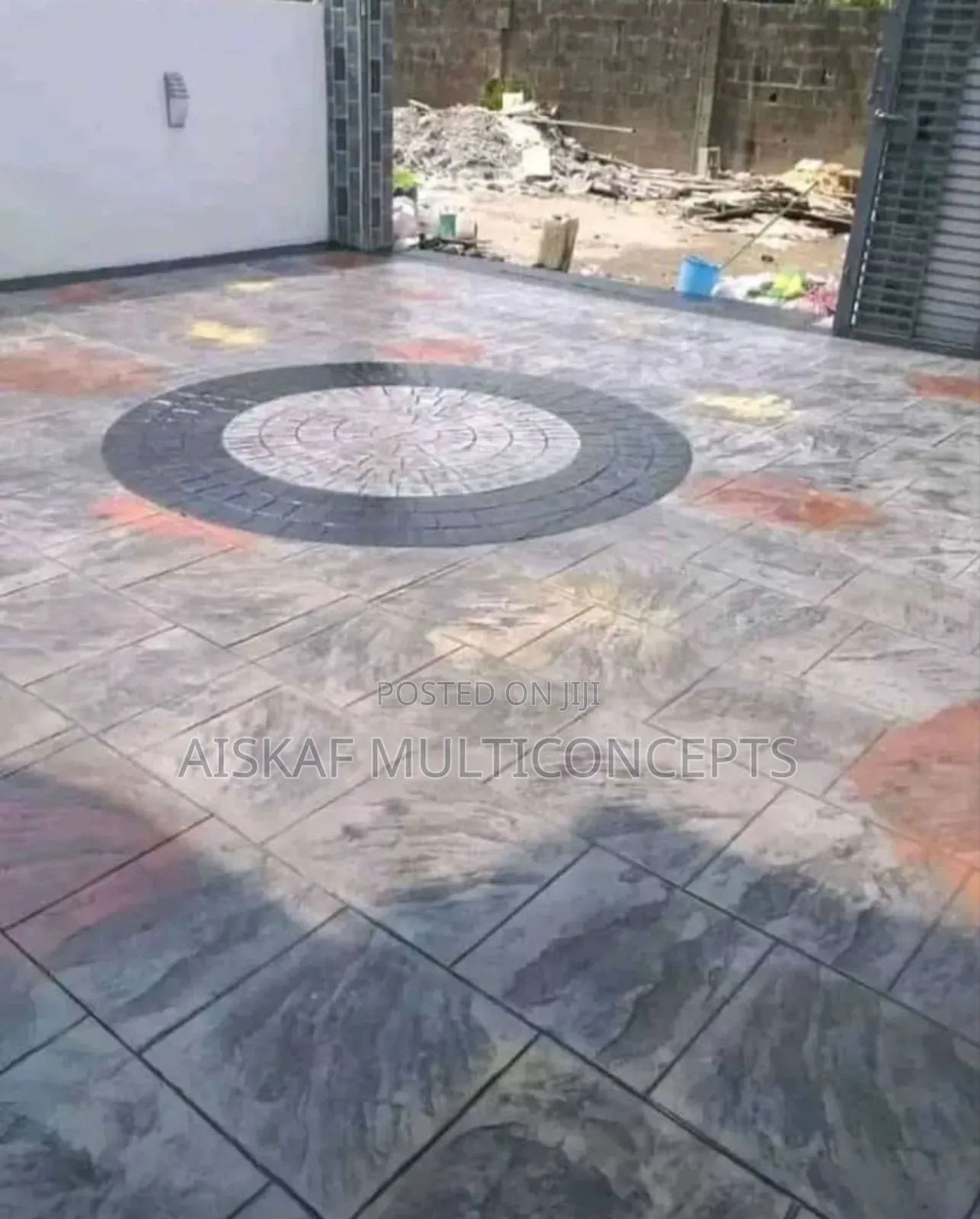Concrete and Foreign Stamp