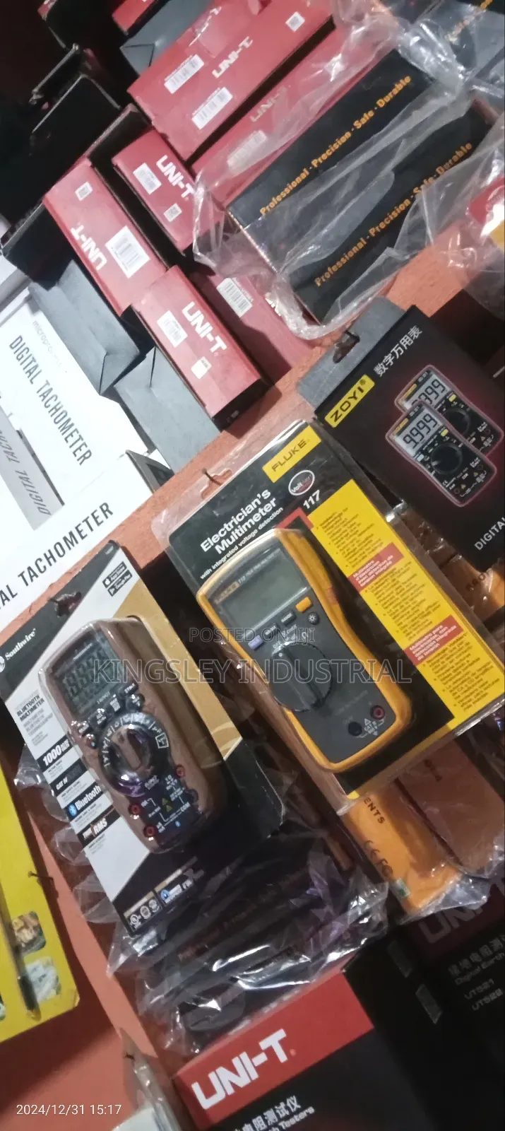 Digital Electrician Multimeter Fluke 113