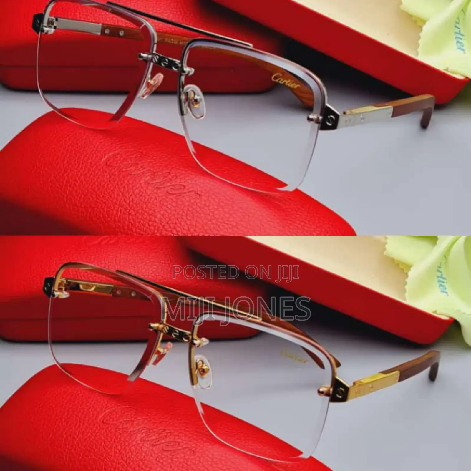 Cartier See Through Oval Eyewear