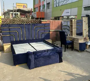 Well Manufactured HDF 6 by 6 Upholstery Bedframe