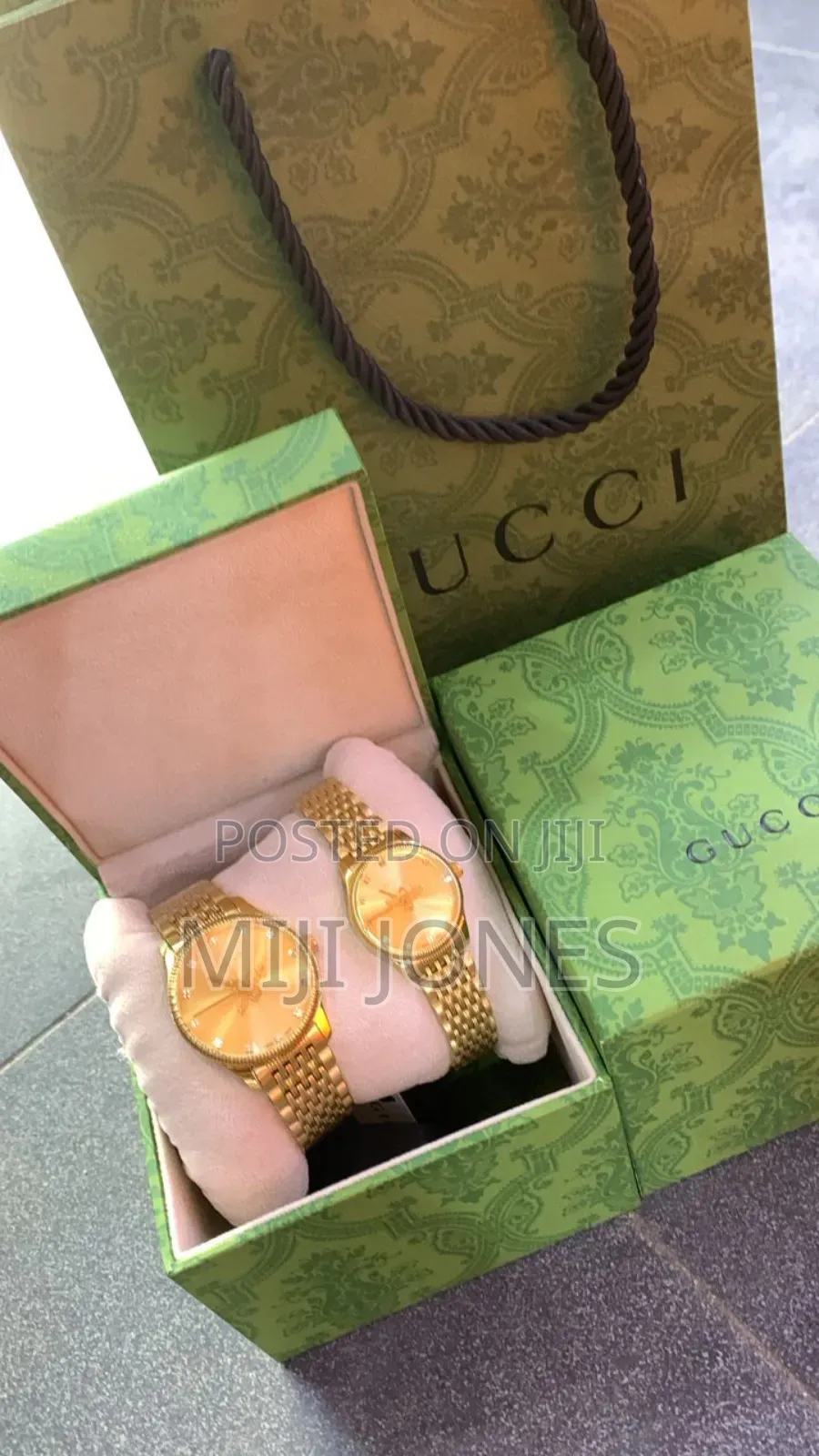Gucci His Hers Gold Styled