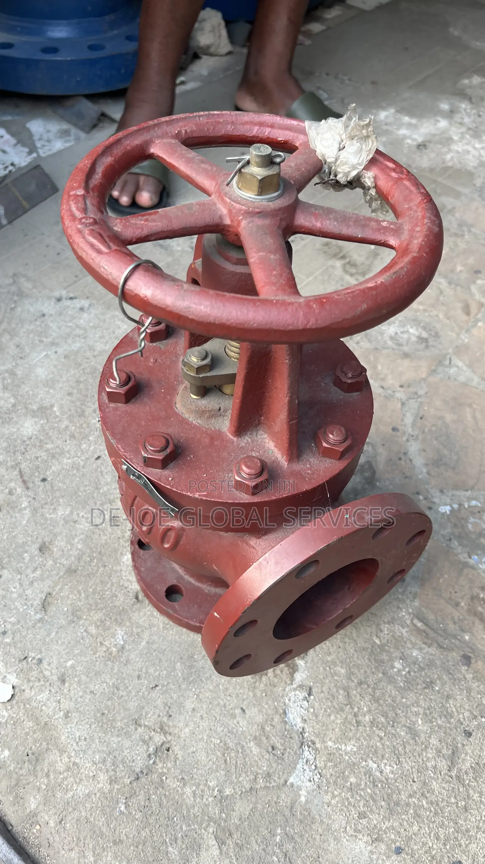 Jis 100 Cast Iron Angle Globe Valve