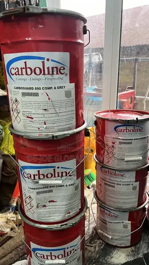 Carboline Carboguard 890 Grey Paint Components a B