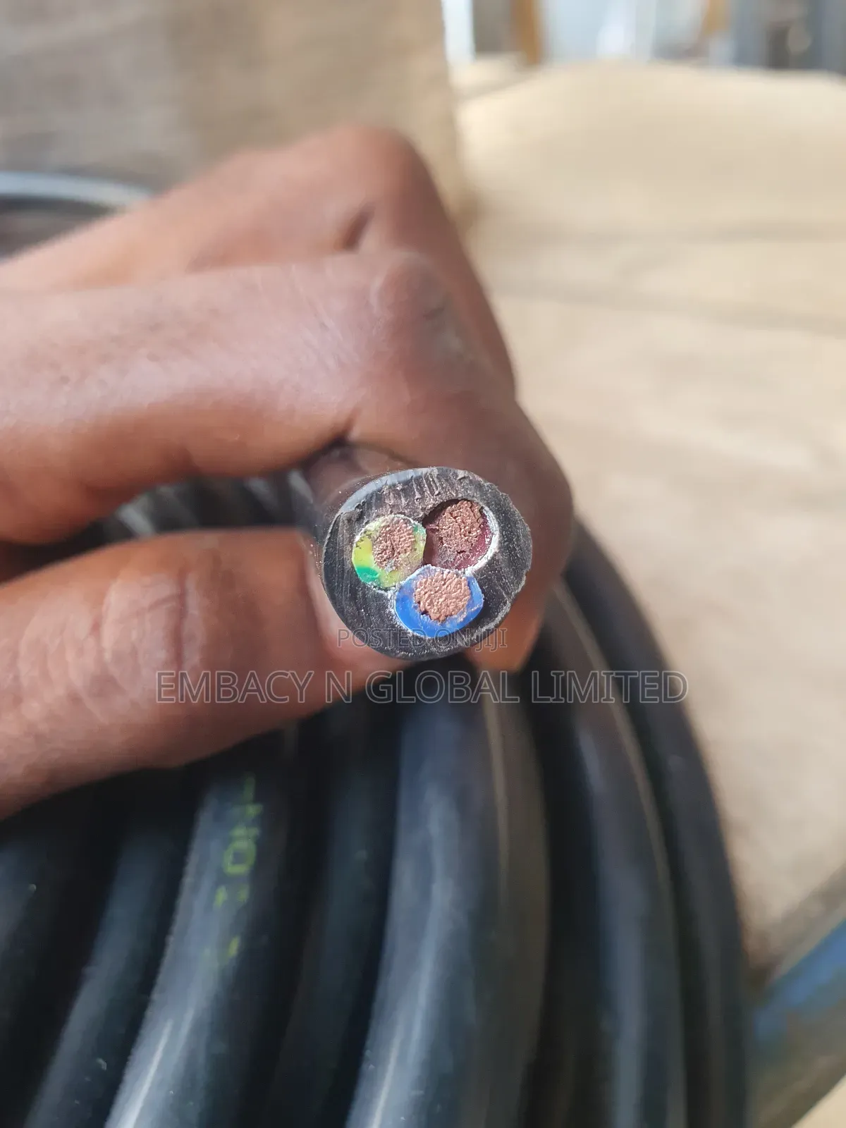 4mm 3core Flexible Wire