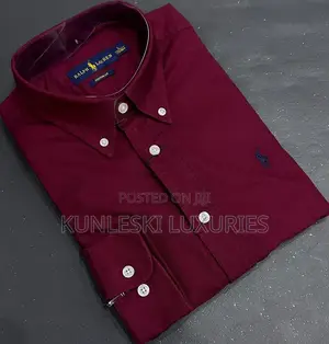 Original Polo Ralph Lauren Plain Shirt Collections For Men