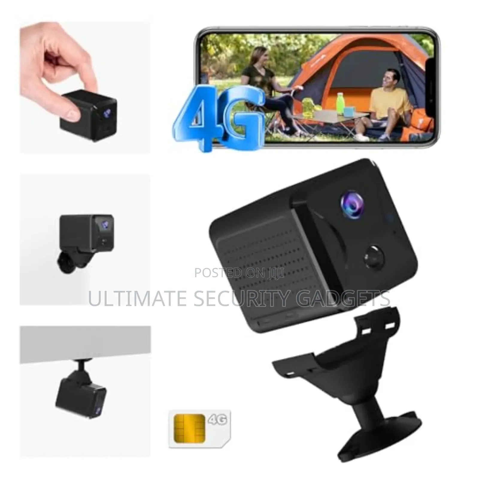 4g Sim Rechargeable Mini Hd Ip Camera