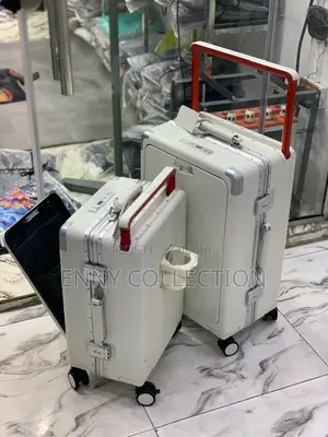 Set of 2 Aluminum Luggage Traveling Box