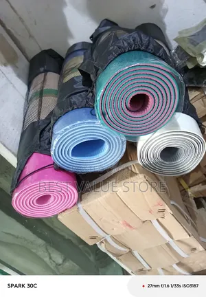 Yoga Mat With Carrier Different Colors