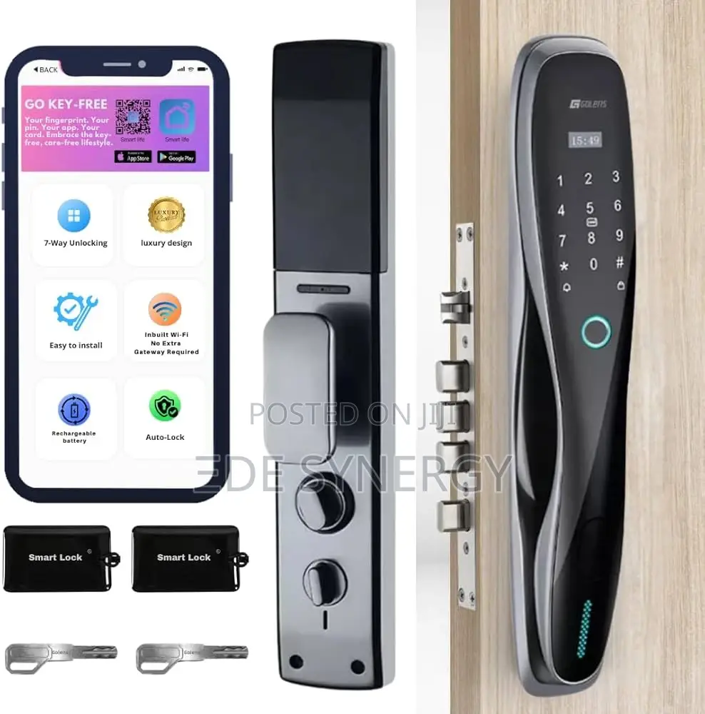 3D Facial Recognition Biometric Digital Smartlock
