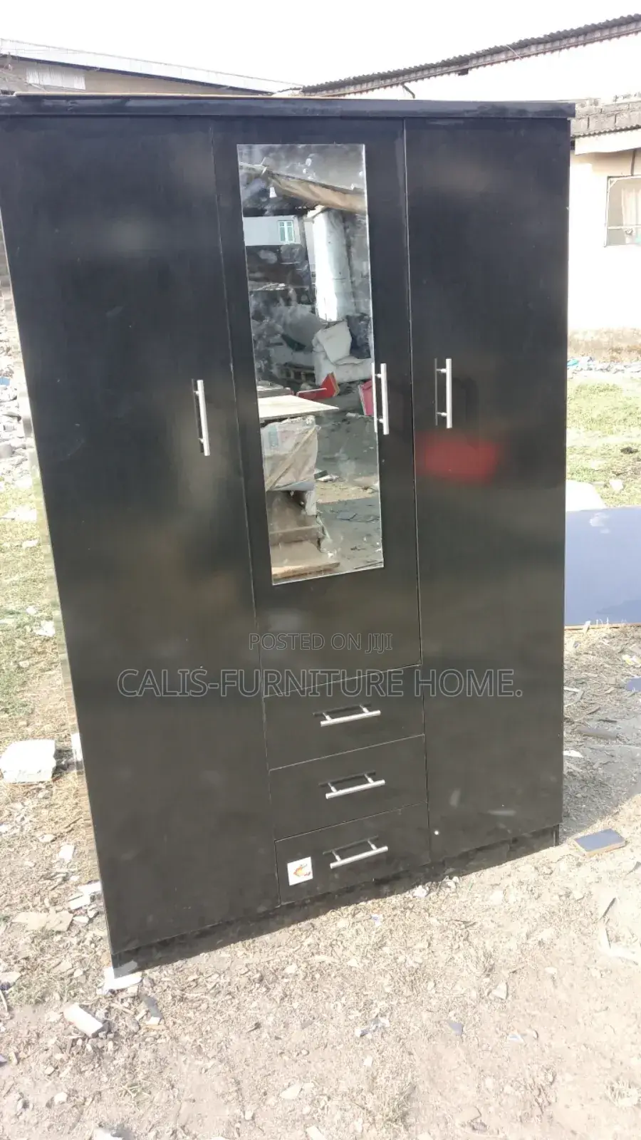 6ft X 4ft Wardrobe (Dark Brown)