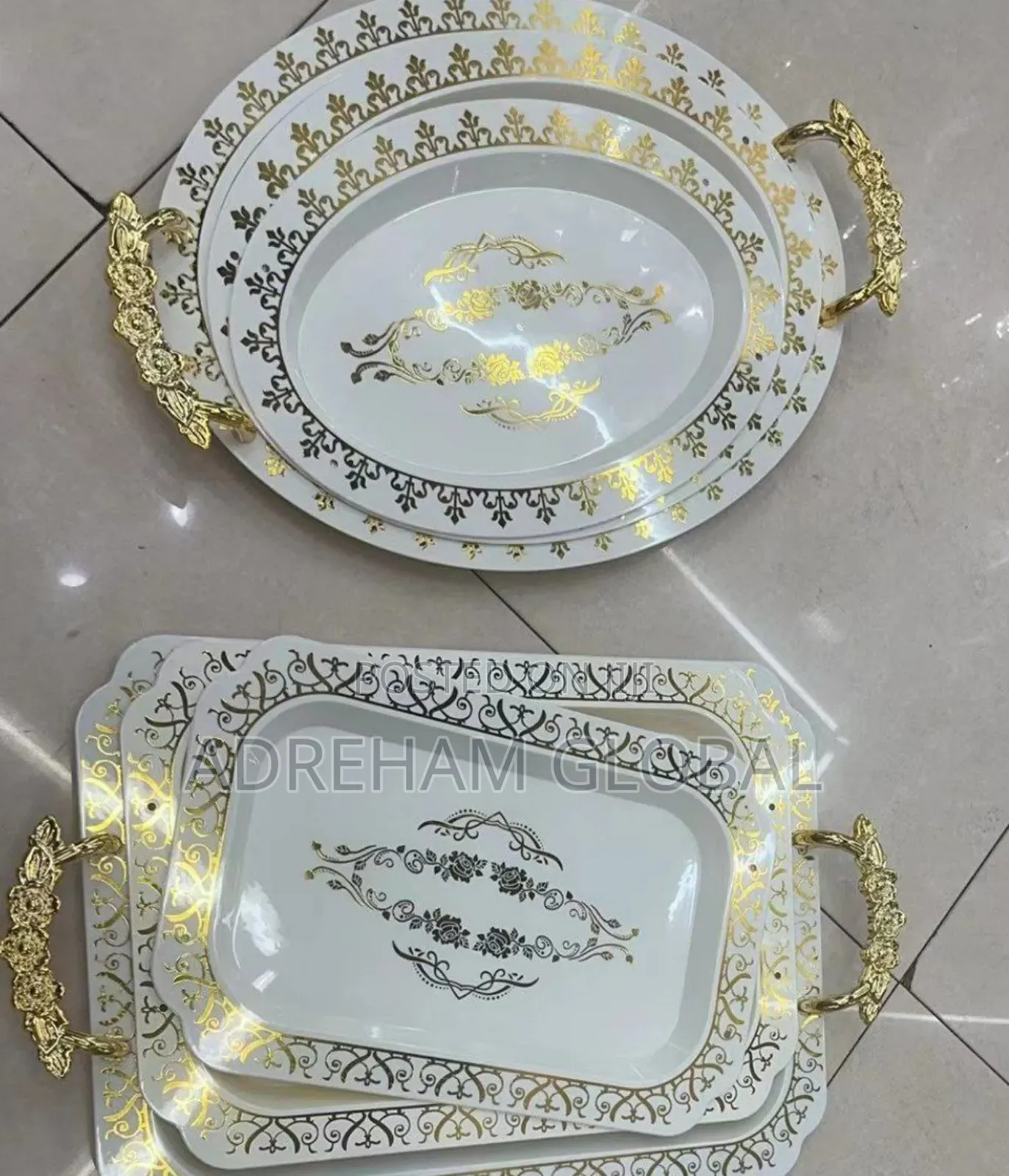 3 in 1 Acrylic Tray Set