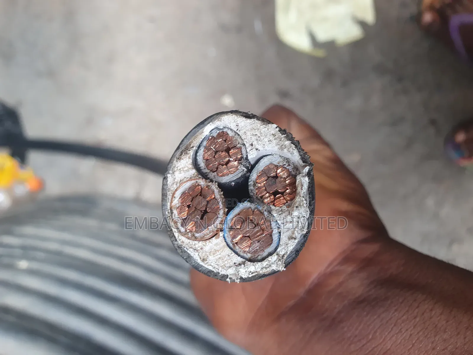 50mm 4core PVC/PVC (Non Armoured Cable)