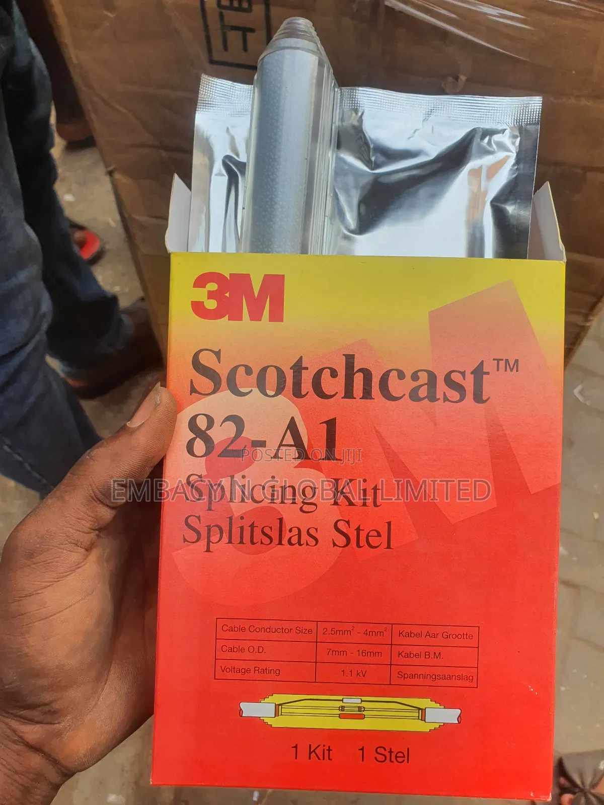 2.5mm 4core -4mm 4core Joint Kit