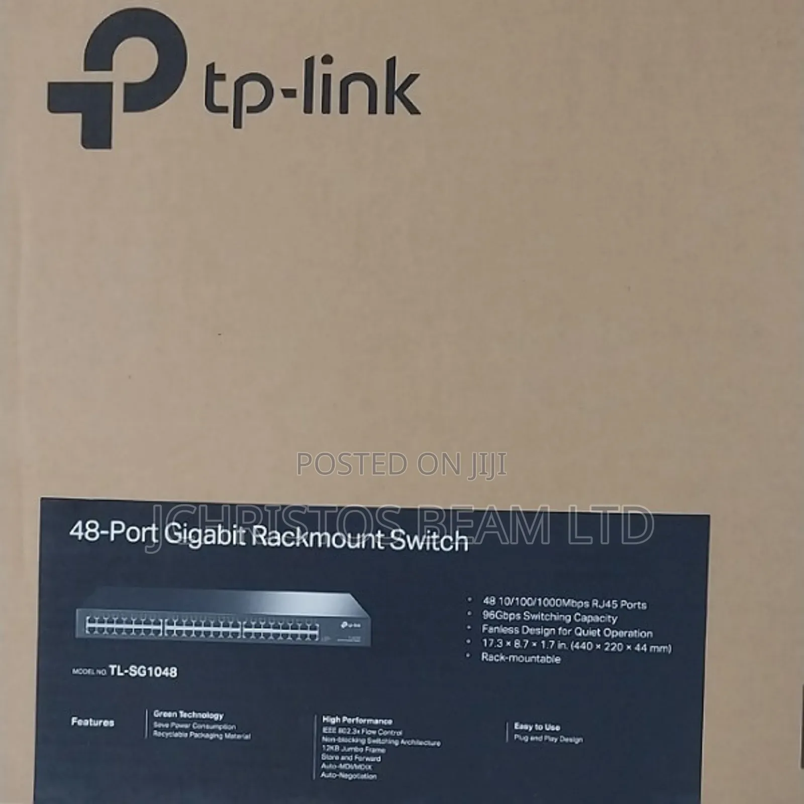 Tp-Link 48-Port Gigabit Switch Rack Mount