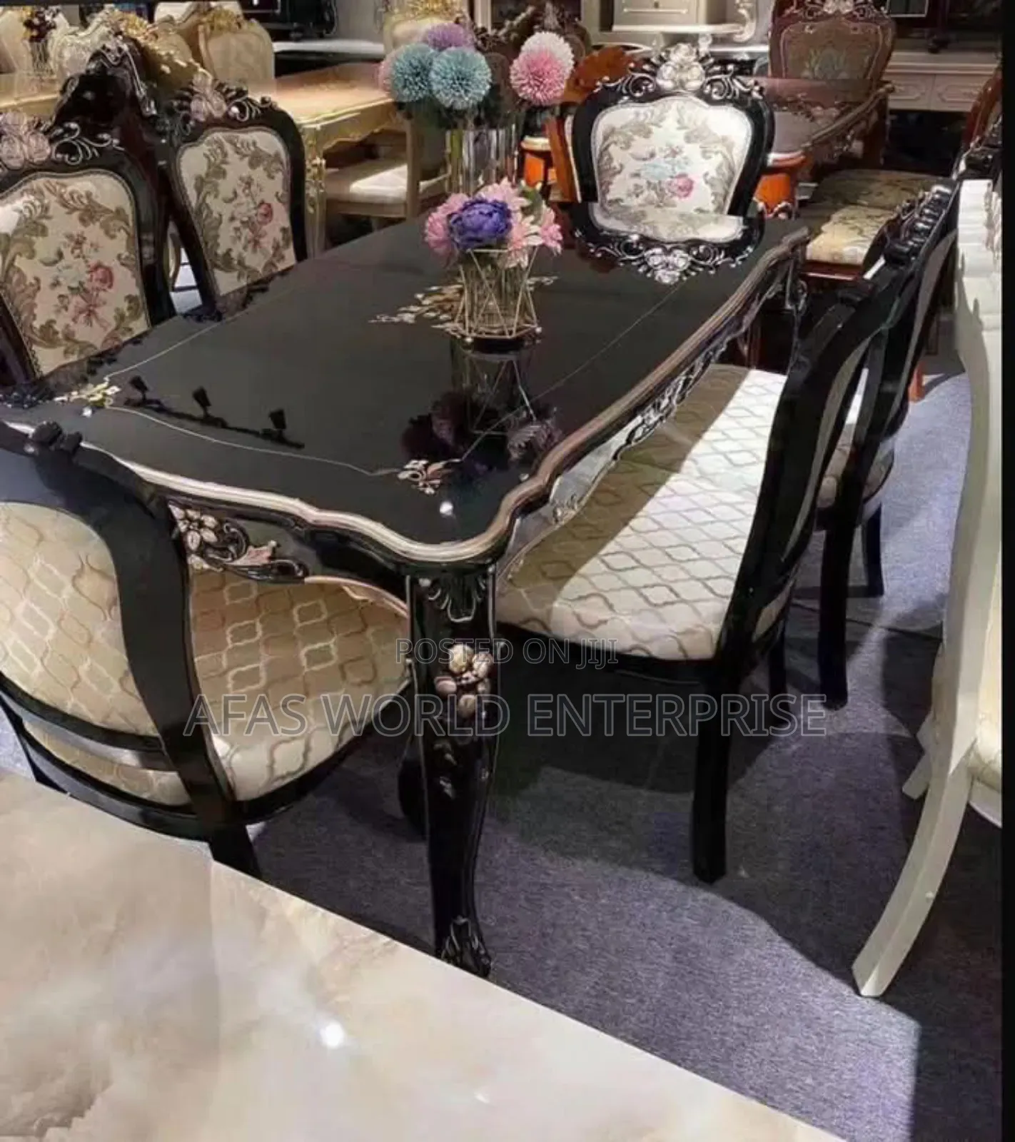 Imported Royal Dinning Table With Six Chairs