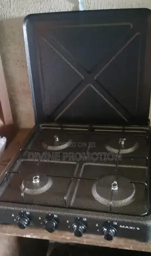 50*50cm Maxi 4 Burner Table Top Gas Cooker With Blue Frames
