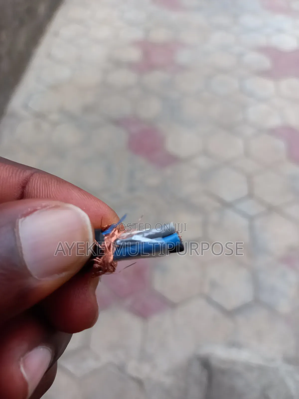 1mm X 4 Core Poly Wrapped Shielded Cable Wrapped