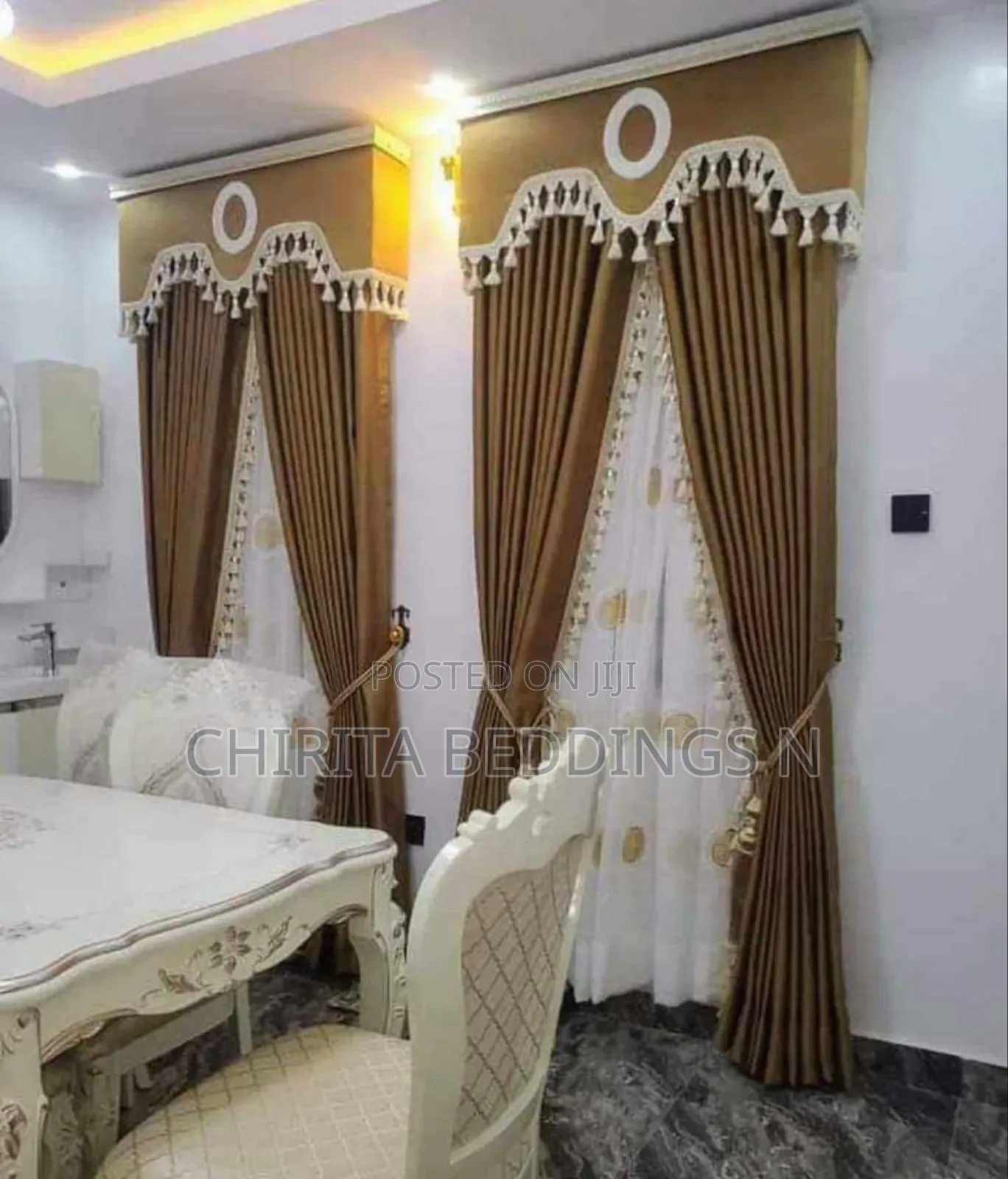 Window Curtain for 2 in 1 With Board