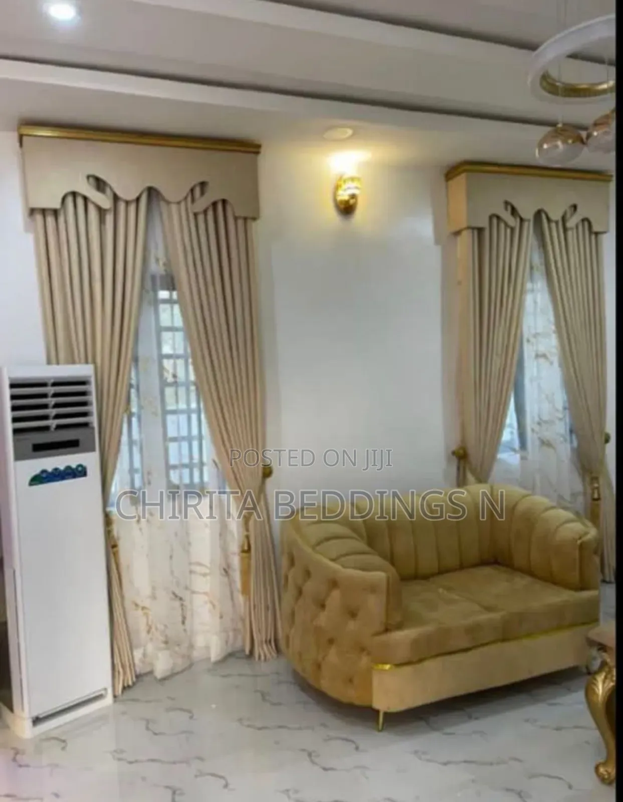 Window Curtain for 2 in 1 With Board