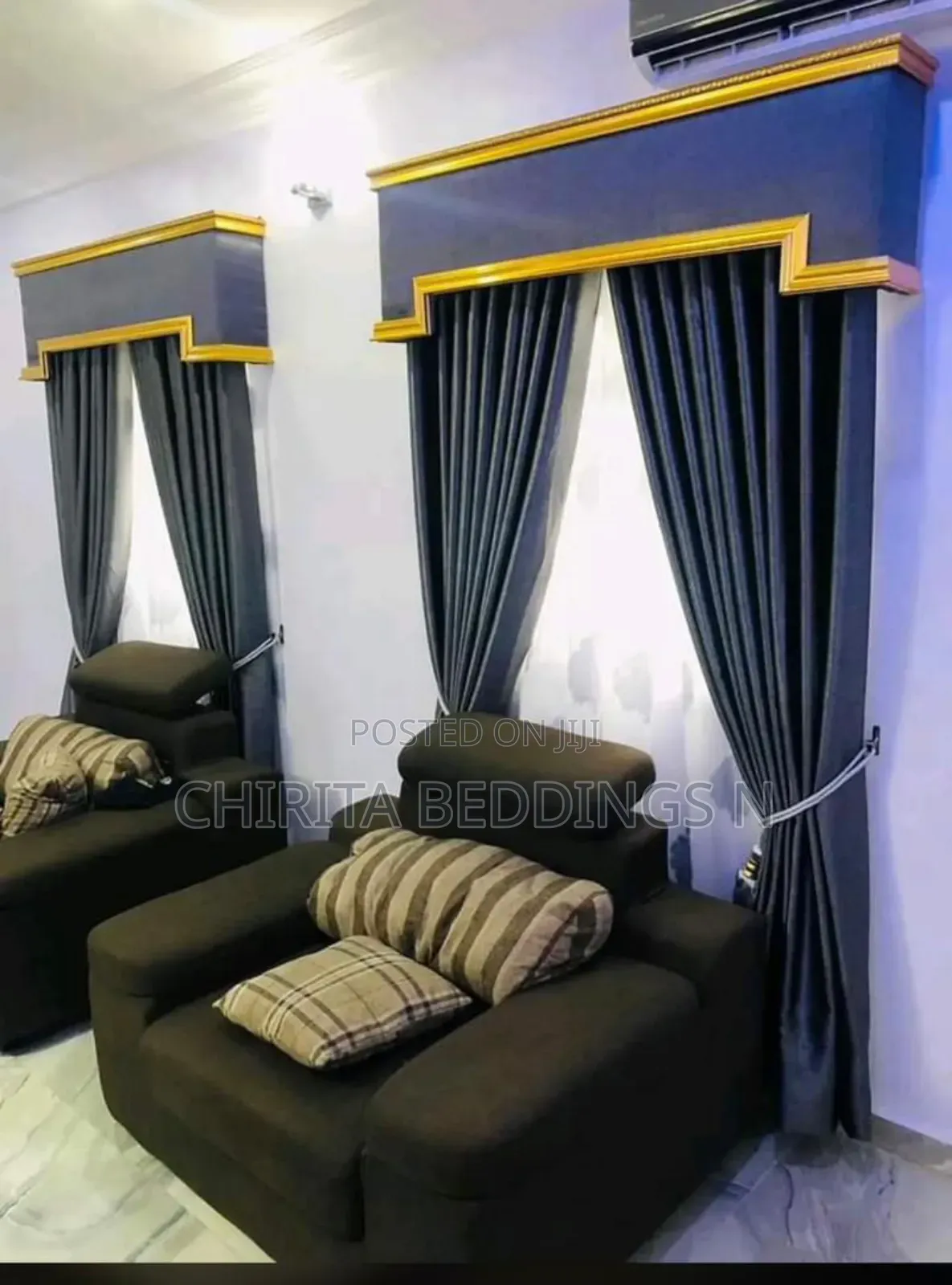Window Curtain for 2 in 1 With Board