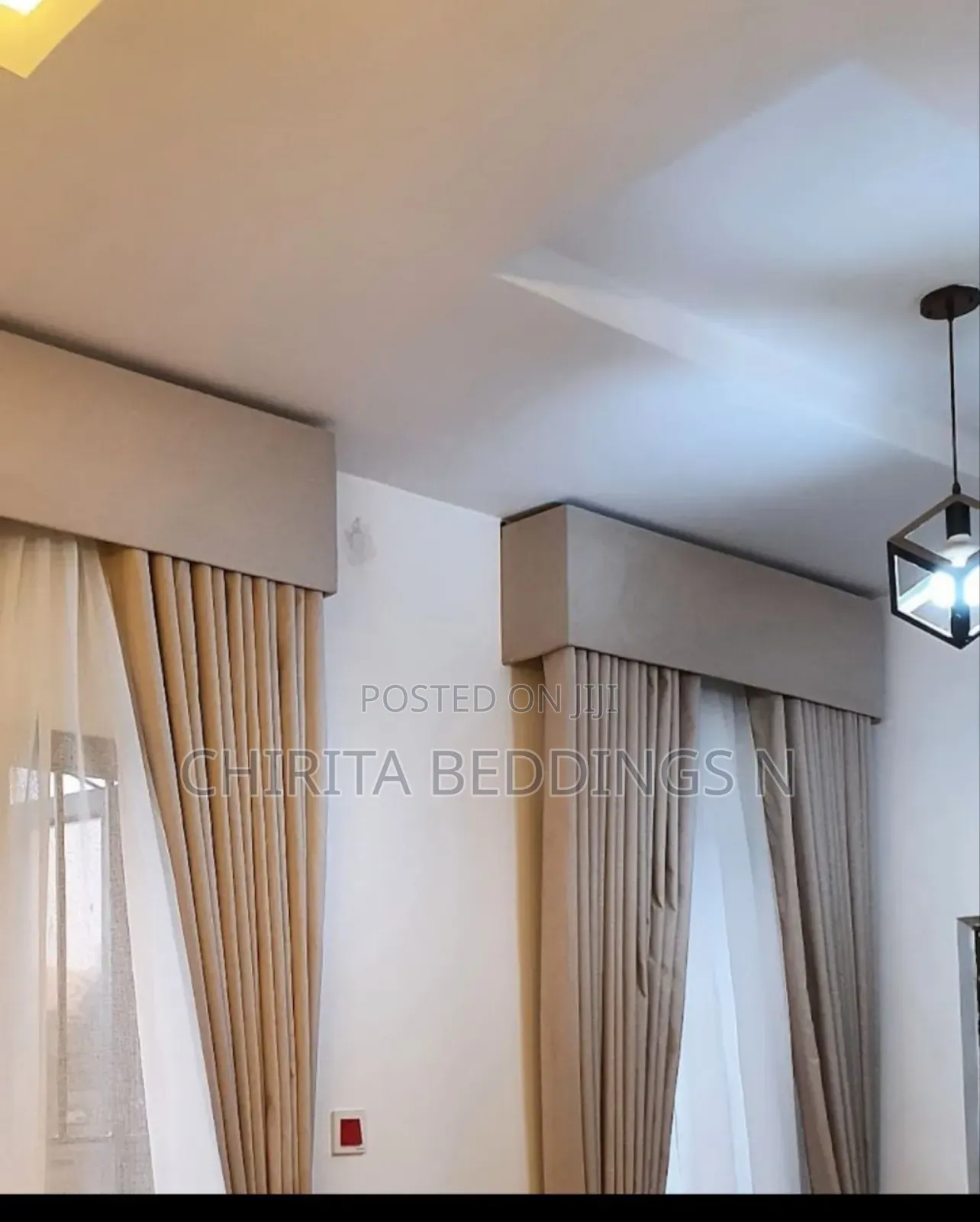 Window Curtain for 2 in 1 With Board